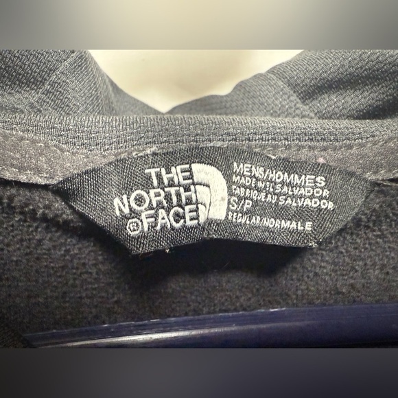 The North Face Men's Charcoal and Teal Hoodie Small Sweatshirt 0103 - Picture 7 of 8